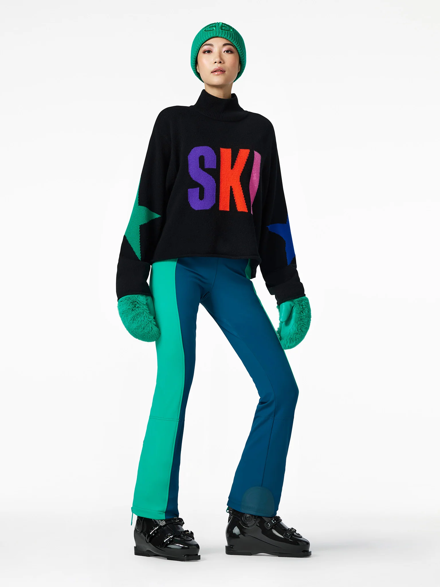 CALORE long sleeve knit sweater - Image 3