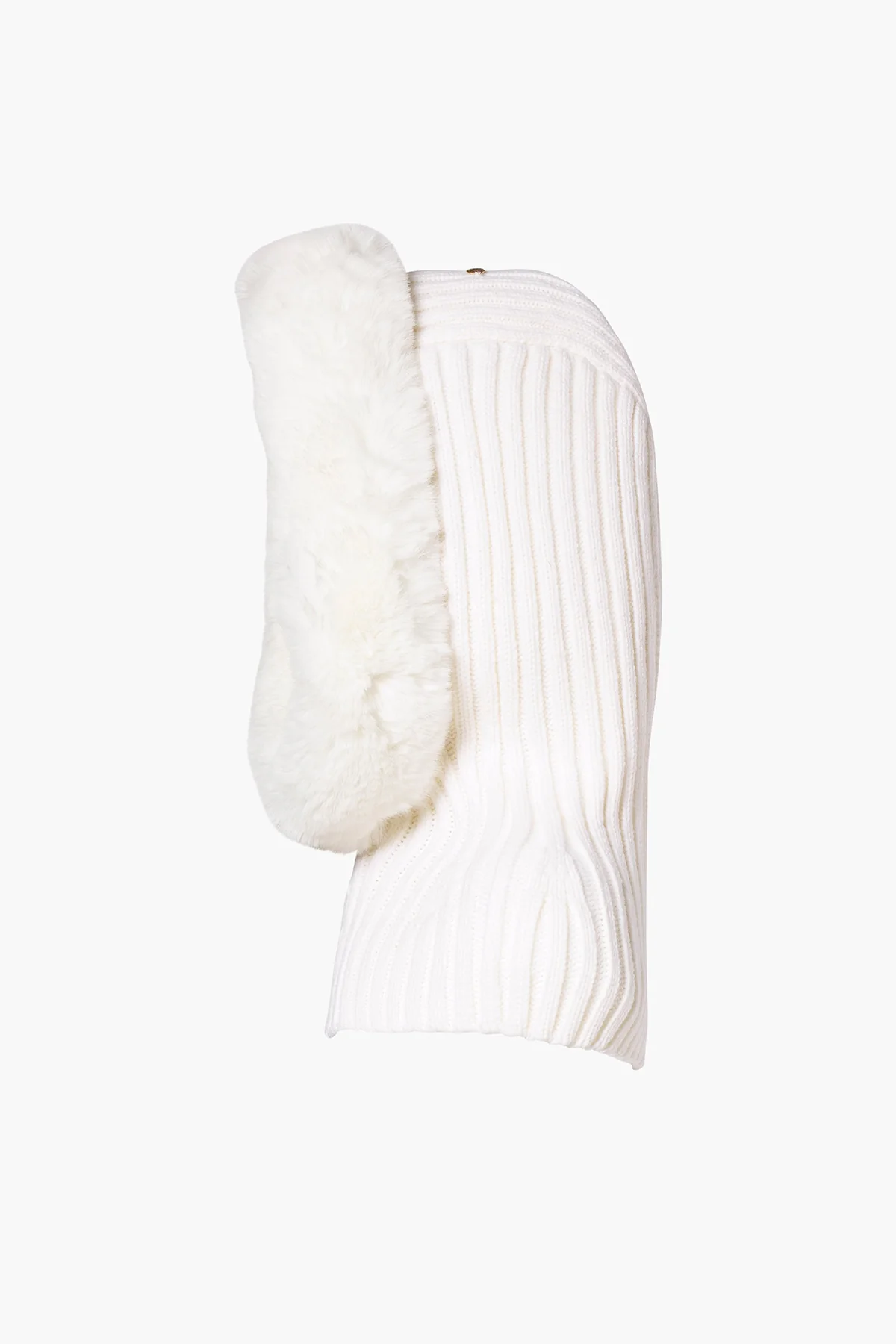 NAOMI hooded scarf FAUX BORDER - Image 4