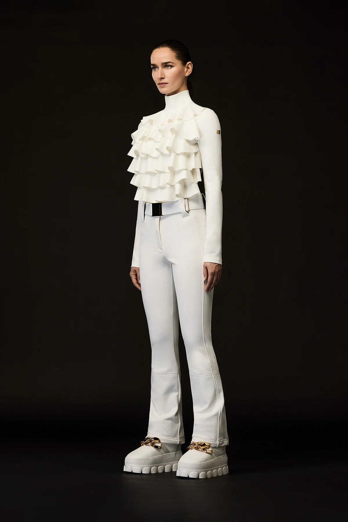 PIPPA GOLD LONG SKI PANTS - Image 2