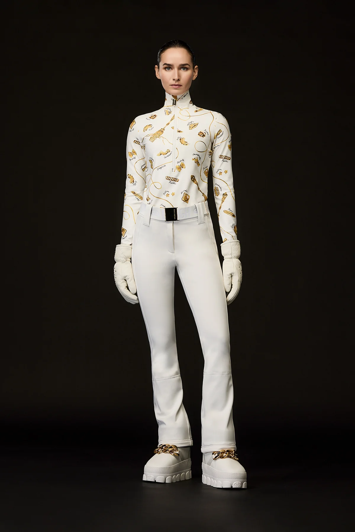 PIPPA GOLD SKI PANTS - Image 2