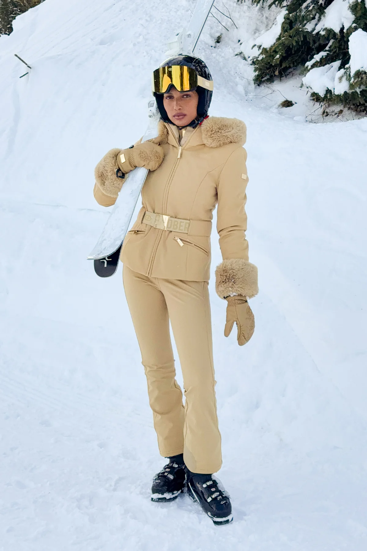 PREZIOSO SKI JACKET FAUX BORDER - Image 5